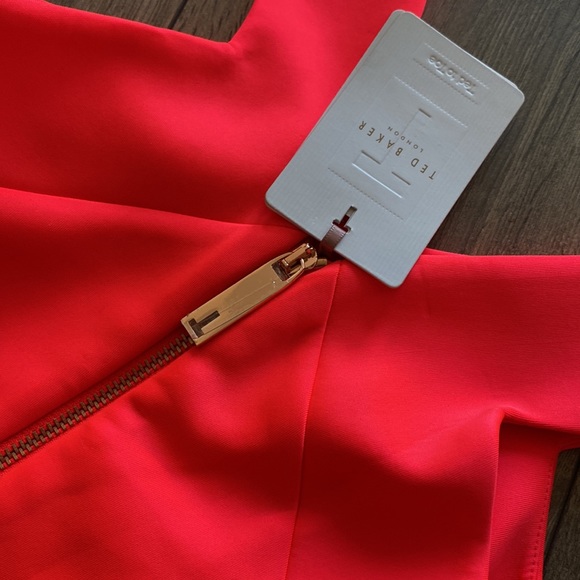 NWT Ted Baker Cross Back Dress - Picture 5 of 8